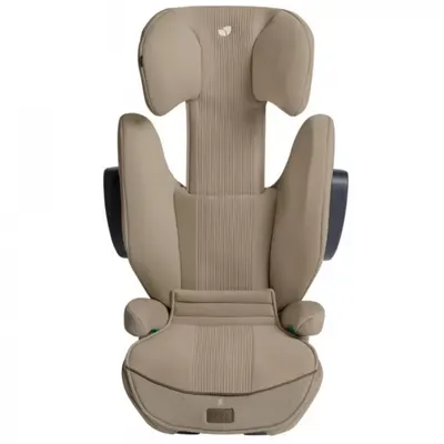 Scaun auto pentru copii Joie i-Traver Signature Sandstone, 100 - 150 cm, testat ADAC si certificat R129, spatar reglabil, tetiera ajustabila, SPS