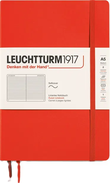 Caiet Leuchtturm1917 New Colours - A5, liniat, Lobster