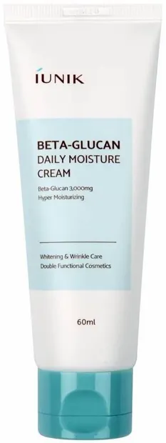 iUNIK Beta-Glucan Cremă hidratantă pentru față, 60 ml