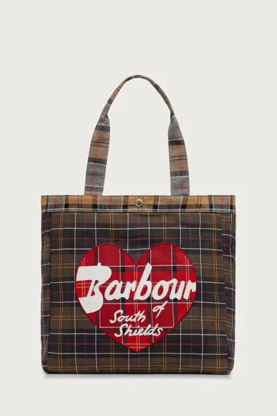 Barbour geantă shopper pentru femei din bumbac