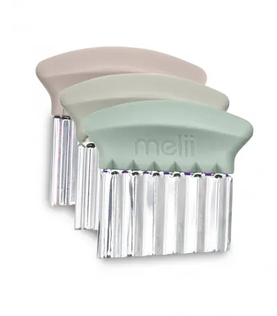 Set 3 cutite pentru gustari Melii roz alb bej