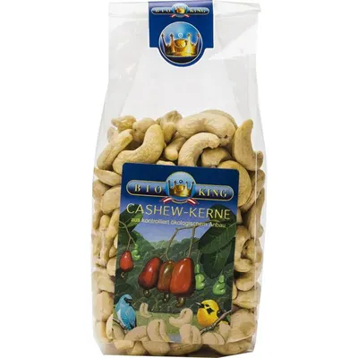 Nuci caju crude organice, 200 g, Bio King