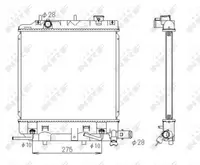 Radiator apa racire motor MAZDA DEMIO 1.5 intre 2000-2003