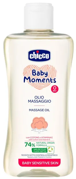 Chicco Sensitive Massage Oil - 200 ml