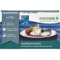 File de Macrou fara Piele in Crema de Curry cu Rosii 125g