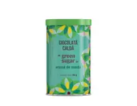 Ciocolată caldă cu aromă de mentă și Green Sugar, 250g, Laboratoarele Remedia