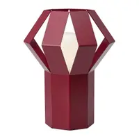 Veioză roșie din metal cu abajur din metal (înălțime 27 cm) Octa – Markslöjd