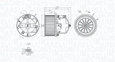 Ventilator Habitaclu Potrivit Volvo S60 Ii, S80 Ii, V60 I, V60 Ii, V70 Iii, V70 Iii Kombi, Xc60 I, Xc70 Ii; Land Rover Freelander 2, Range Rover Evoque 1.5-4.4 03.06-12.21