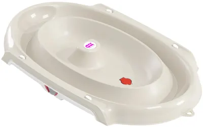 Cadă pliabilă OK Baby - Onda, 81 cm, albă