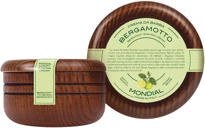 Mondial 1908 Cremă de bărbierit cu aromă de bergamotă și neroli, 140 ml