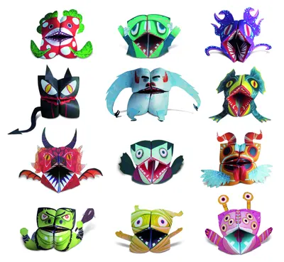 Set Origami Incepatori - Monstri
