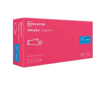 Manusi Nitril Nitrylex Magenta Masura L