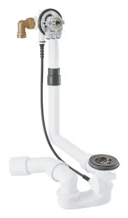Evacuare cu umplere cada Grohe TalentoFill, universala, lucios, grafit, 28990A00