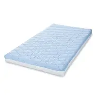 Saltea pat, 2 straturi cocos si spuma elastica, Lorelli Holiday, 60 x 120 x 10 cm, Blue Sky