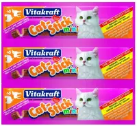 Vitakraft Cat Sticks Curcan Si Miel, 18 g