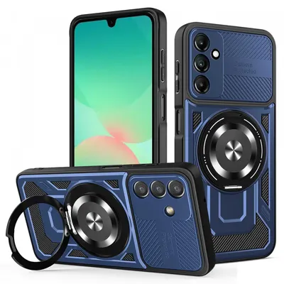 Husa pentru Samsung Galaxy A27 5G, Techsuit, RuggedCam, Albastra