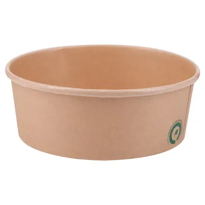 Boluri Biodegradabile, Compostabile PLA Kraft, Diametru 150 mm, 600 ml, 60 buc
