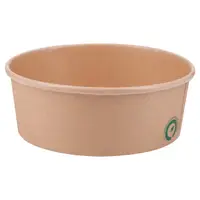 Boluri Biodegradabile, Compostabile PLA Kraft, Diametru 150 mm, 600 ml, 60 buc