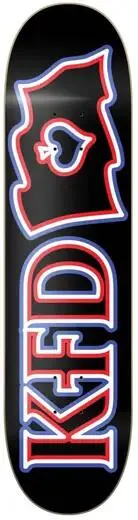 KFD Logo Flagship Placă Skateboard - 8" - Patriot
