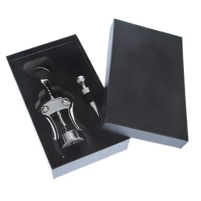 Set tirbuson cu dop pentru sticla de vin