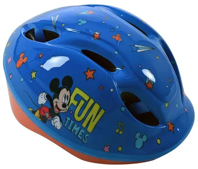 Cască pentru copii E&L cycles - Mickey Mouse, 52-56 cm, albastră