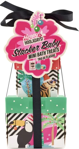 Dirty Works Set cadou Hooladays Stacker Baby, 3 piese