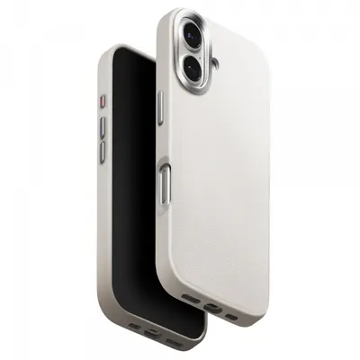 Husa pentru Apple iPhone 17, UNIQ, Lyden Leatherette, Gri