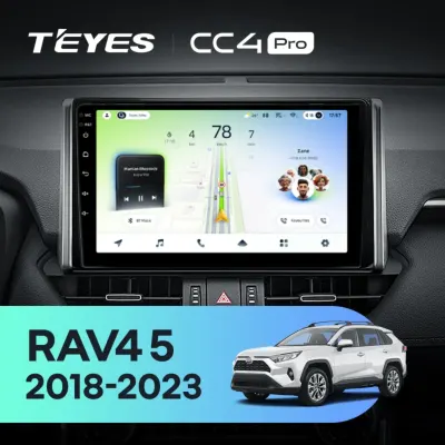 Navigatie Auto Teyes CC4L DTS Toyota RAV4 XA50 2019-2023 6+64GB 9" QLED Qualcomm 2Ghz, Android 4G Bluetooth 5.1 DSP