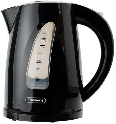 Fierbător electric Rosberg - R51230B, 2200W, 1.7 l, negru