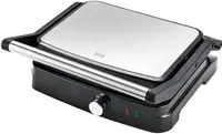 Grătar Muhler - MHT-2824, 2000W, antiaderent, nervurat, argintiu