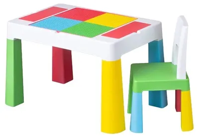Set masă cu scaun Tega Baby - Multicolor