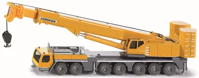 Mașinuță din metal Siku Super - macara mobila Liebherr, 1:87