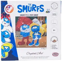 Set de broderie cu diamante Craft Вuddy - Strumfii