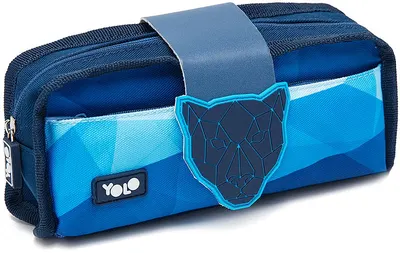 Penar școlar YOLO Flip - Panther, 1 fermoar