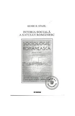Istoria Sociala A Satului Romanesc