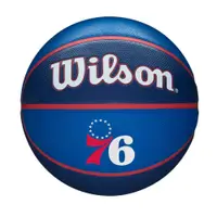 Ballon de Basketball NBA Philadelphia 76ers Wilson Team Tribute Exterieur