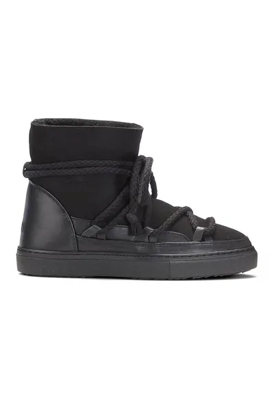 Ghete slip-on de piele cu logo - Negru