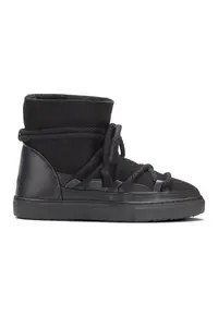 Ghete slip-on de piele cu logo - Negru