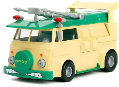 Joaca de copii Jada Toys - Autobuz de petrecere Ninja Turtles, 1:32