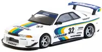 Model colecționar Tarmac Modern: Automobile - Nissan Skyline GT-R R32 Widebody Jonsibal Designworks Greddy Limited, White - Limited Edition - MiJo Exclusive