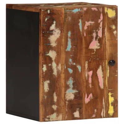 vidaXL Dulap de perete de baie, 38x33x48 cm, lemn masiv reciclat