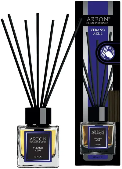 Bețișoare parfumate Areon Lux - Verano Azul, 50 ml