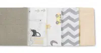 Set 5 scutece multifunctionale Sensillo Cars Beige 70x80 cm din muselina 100 bumbac,suprafata texturata,moale si absorbanta
