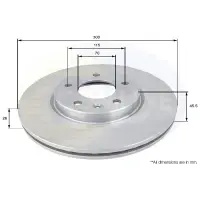 Disc frana COMLINE ADC1153V