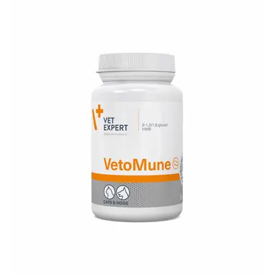 Supliment pentru caini si pisici cu imbunatatirea imunitatii Expert VetoMune Twist-Off, 60 capsule