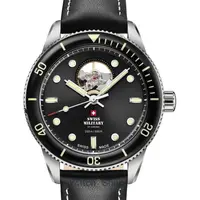 Ceas Swiss Military Swiss Military SMA34106.15 Mens Watch Automatic Open-Heart Diver 42mm 20ATM