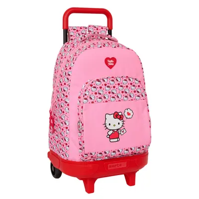 Ghiozdan cu Roți HELLO KITTY Poliester 300D