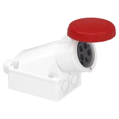 Priza Industriala Mureva, 32 A, 3P + N + E, 380, 415 V Ac, Ip67