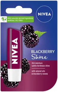 Nivea Balsam de buze Blackberry Shine, 4.8 g