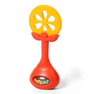Babyono Baby Rattle - Orange
